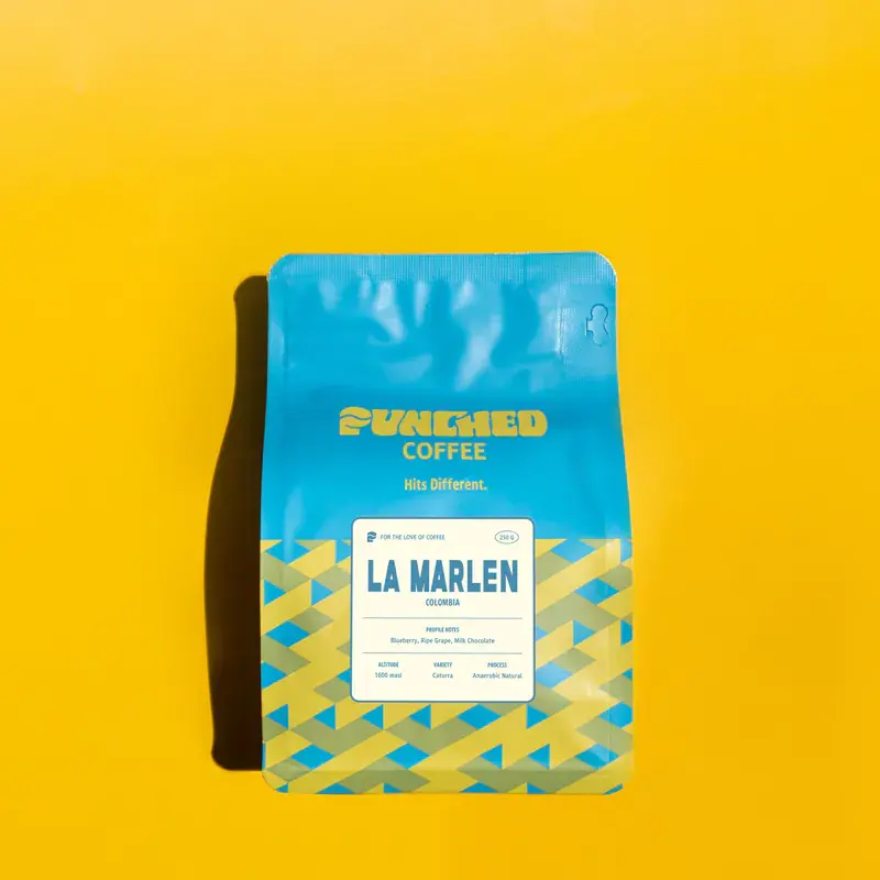 La Marlen 250g coffee bag, blue