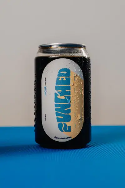 Noir cold brew can